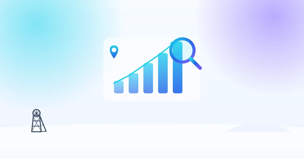 Référencement SEO à Lens : courbe de positions Google en hausse au-dessus du bassin minier